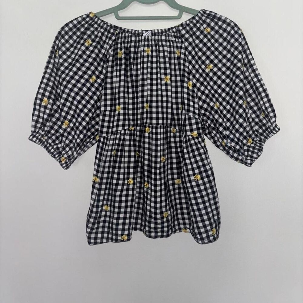 Old-navy Women's Black and White Blouse
